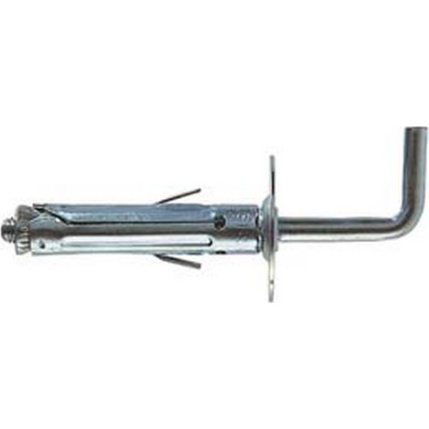50PZ TASSELLO IN ACCIAIO CON GANCIO LUNGO "SBS" - SBS 9/6 ø mm.9x45 gancio mm.22