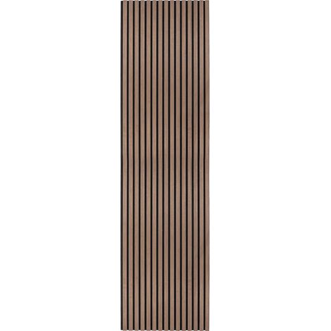 Acoustic Slat Wall Panel - Dark Walnut
