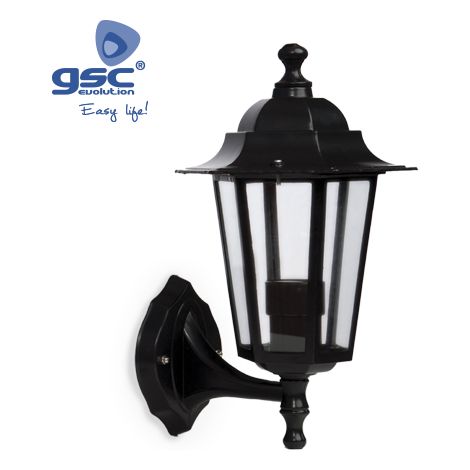 Farol de jardín con brazo por bajo E27 LED 420x280mm GSC 0701856