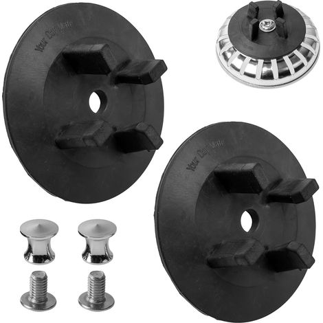 Kit Joints Évier - 2 Kits - Caoutchouc Noir - Étanchéité Renforcée - Pour Siphons Atlant Domsjö - Avec Vis et Écrou (1/5)