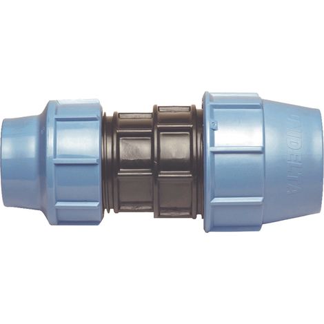Raccord plastique manchon droit réduit pour tube PE Ø40-32 mm (1/4)