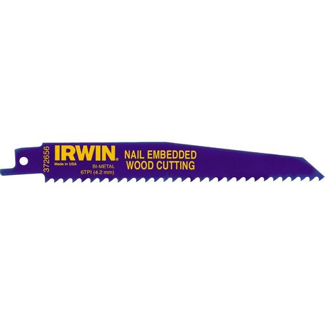 Irwin Lame de scie sabre 150 mm paquet de 25