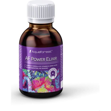Aquaforest Power Elixir 200 ml, aminoácidos y alimento para corales.