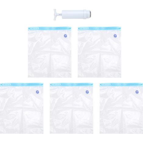 5 Pochettes de Conservation pour Filament d'Imprimante 3D, Sacs de Stockage Sous Vide avec Pompe Manuelle (1/5)