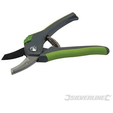 Cesoie ad incudine con lama 210 mm prodotto originale silverline manico ergonomico