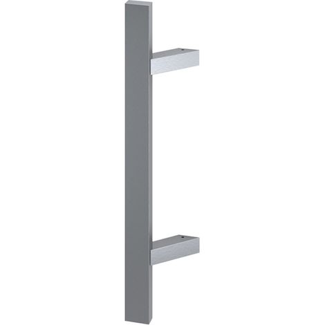 Poignée de tirage rectangulaire inox supports inclinés - Longueur (mm) : 500 - Entraxe (mm) : 300 - FORLOCK