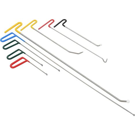 Kit de débosselage sans peinture 8 pcs Acier inoxydable (1/4)