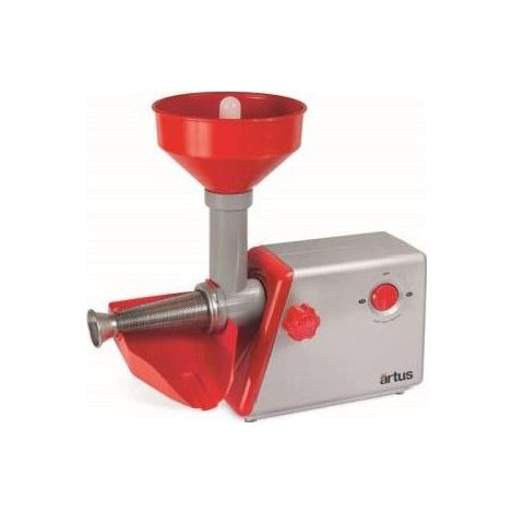 Passa Pomodoro Elettrico Artus S25i Rosso e Argento