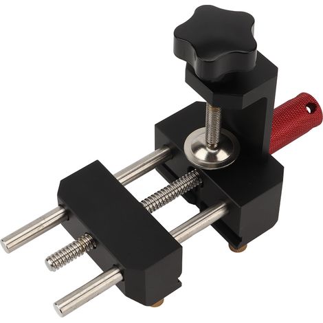 Étau de table noir multifonctionnel et robuste, fixation stable et résistant à la corrosion, pour le travail du bois (1/5)