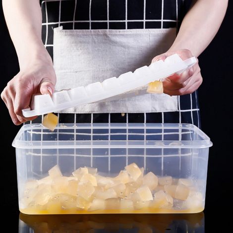 Eiswürfelform mit 36 Fächern, inklusive Box und Deckel, DIY-Küchenzubehör (1/5)