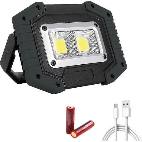 Lampe de travail LED rechargeable 30 W IP65 USB pliable portable (1/4)