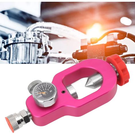 Geeignet für CO2-Aufblasventile, neues rotes, konvex geformtes Testventil. (1/5)
