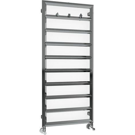 Scaldasalviette acqua calda cromato alto 1120mm e largo 600mm - 323 Watt - DIA1120/600SXCRO