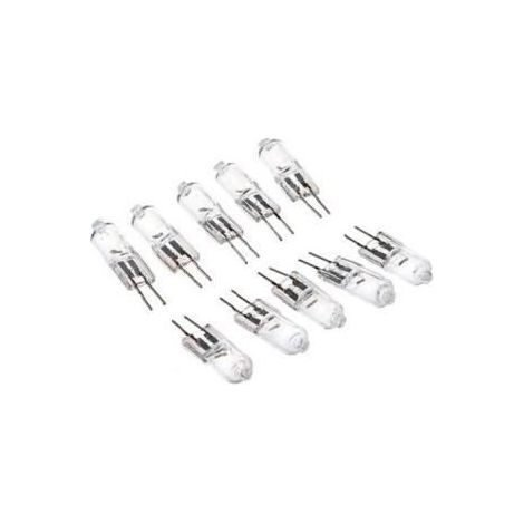 10 PCS G4 JC Type Lampe d\'ampoule halogène 12V 10W 10 Watt Blanc chaud clair-Ywey