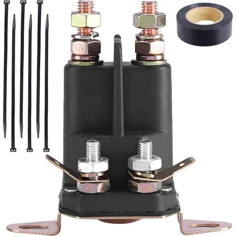 33-334 Relè solenoide di avviamento a 4 pin 12V per motore fuoribordo per Craftsman LT1000 per MTD 109946 146154 1753539 AM138497 per Castel Garden Stiga Murray (1/5)