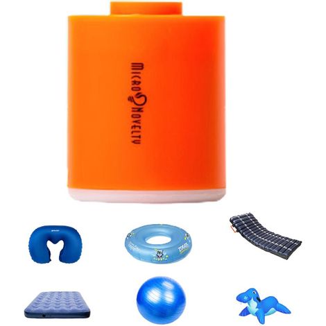 Pompe à air portable rechargeable USB, mini gonfleur étanche pour matelas pneumatiques, bouées, compresseur d'air, pompe à vide (1/5)