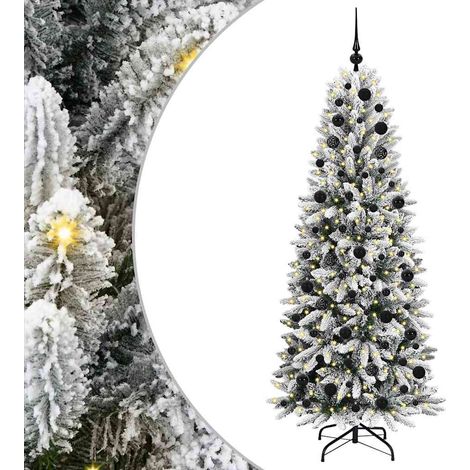 Árbol de Navidad artificial Blanco 180 cm vidaXL (1/5)