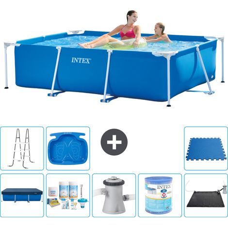 Intex Piscina con struttura Rettangolare - 220x150x60 cm - 7-pezzi  S40035