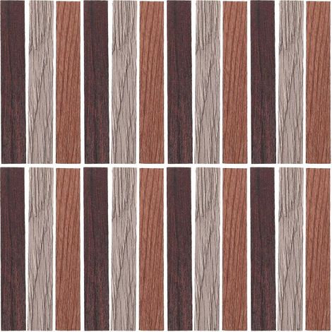 Mini panneaux de sol décoratifs en bois imitation bois pour maison de poupée (30 pièces) (1/5)
