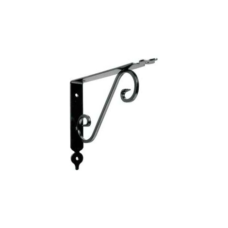 MENSOLE ORNAMENTALI BRACKETS NERE- - mm.140x190x25 - 20 pezzi QUALITY