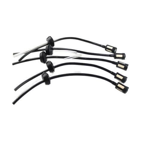 Ensemble de tuyaux pour essence pour débroussailleuses 139, compatible avec modèles 2 et 4 temps, 5 pièces incluses - Kit de raccordement pour carburant d’outils de jardinage et d’agriculture.-x (1/3)