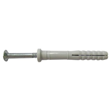 Taco Tap-Vis cabeza plana con collar plano - 6x40 Bte 100 - FIJACIONES ING - A270080