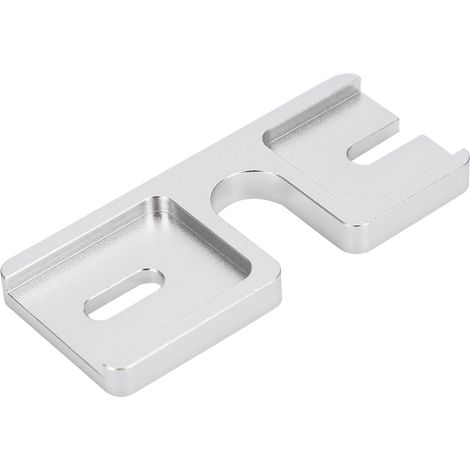 Hochwertige Montagehalterung aus silbernem Aluminium für V6 3D-Drucker (1/5)