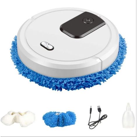 [NEVER USED] (25x6.5cm) Intelligent Cleaning Machine Robot Mop Sweeper Robot Vacuum Cleaner and Mop Robot Vacuum Cleaner Electric Vacuum Cleaner