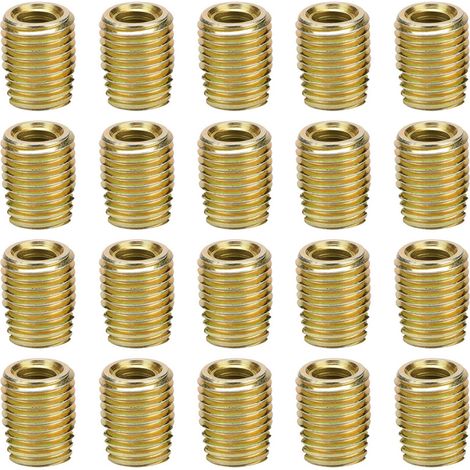 20Pcs 302 Carbon Steel Self tapping Thread Insert Accessories(Inner M30.5 Outer M50.5)