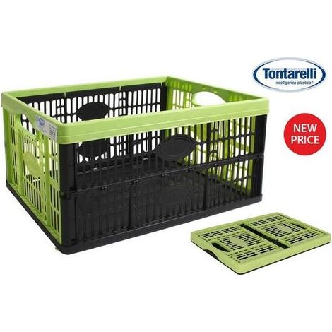 CAJA PLEGABLE MULTIUSOS VERD/NEG