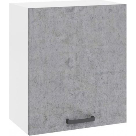 Pensile cucina con anta 60x32x72H colore cemento (1/2)