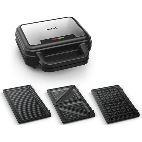 Tefal SW383D10 Apparecchio di cottura in acciaio inossidabile nero