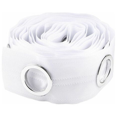Bande à œillets pour rideaux, 5 m, blanche, à souffler (1/5)