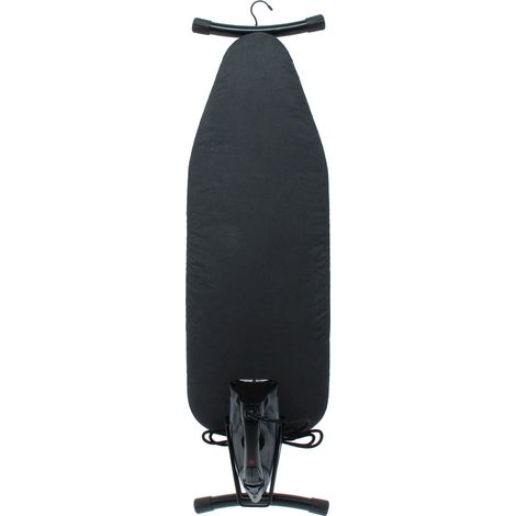 JVD – Planche à repasser Swivel 968x330mm – Housse ignifugée 10mm – Support fer pivotant – Hauteur réglable 72-84cm – Structure en maille d'acier (1/4)