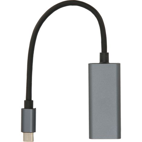 Adaptateur USB C vers RJ45 Ethernet 1 Gbps, connexion stable, sans pilote, compact et portable pour bureau et maison (1/5)