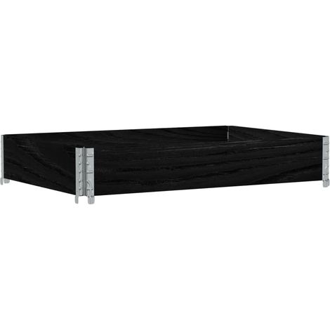 Maison Exclusive - Pflanzkasten Schwarz 120x80 cm Massivholz Kief