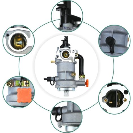 Modèle de conversion automatique 168 puissance double carburant essence 2-3KW GX160 168F pompe à eau carburateur (1/3)