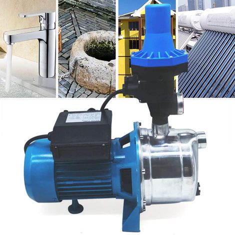 3600L / H 1100W Zentrifugalpumpe, Gartenpumpe, mit Pumpensteuerung, Hauswasserpumpe, IP44， Pumphöhe, 45 m