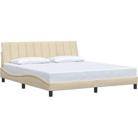 Giroletto senza Materasso Hanko Crema 180x200 cm in Tessuto vidaXL (1/5)