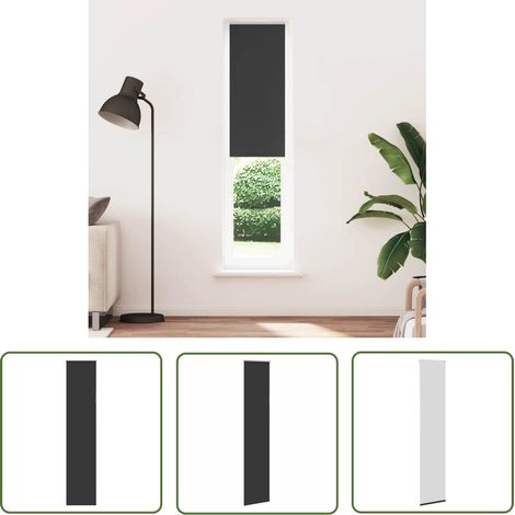 vidaXL Verdunkelungsrollo Schwarz 50x230 cm Stoffbreite 45,7 cm (1/5)