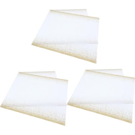 5pièces Nappe Jetable à Pois Rectangulaire pour Fête Anniversaire Nappe Décorative pour Dîner Maison (1/5)