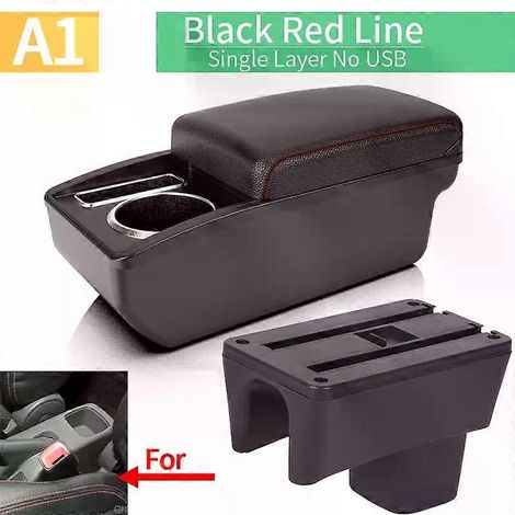 Demande de boîte d'accoudoir, amélioration intérieure de la console centrale, modification de rangement à double couche pour Suzuki Swift 2005-2023 (fournitures automobiles) (1/5)