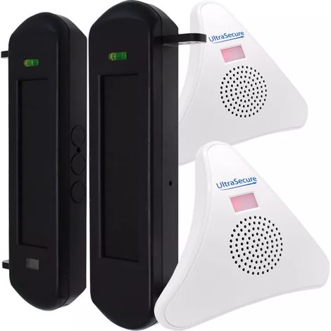 Kit barrières infrarouges solaires (1B) – Alerte de passage sans fil avec double carillon TR 600 m (DA600+) (1/5)