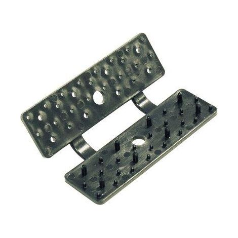 CLIP BOTTONE LEGARETE OMBRA RETTANGOLARE ITALIA - CF=PZ 50- 1 confezioni
