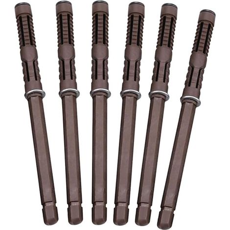 Set 6 suporturi ascunse pentru rafturi, 195x12mm, capacitate 20kg, material metalic si plastic (1/5)