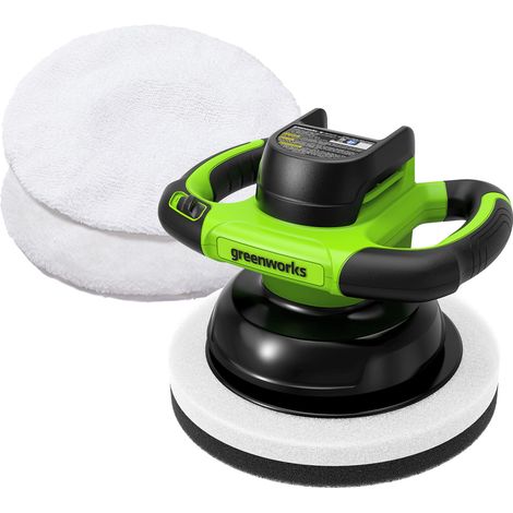 Greenworks G24BU10 Lucidatrice Rotorbitale a Batteria, 2800 giri/min., Dimensioni Platorello 25cm, SENZA Batteria 24V e Caricabatterie, Garanzia 3 Anni (1/5)