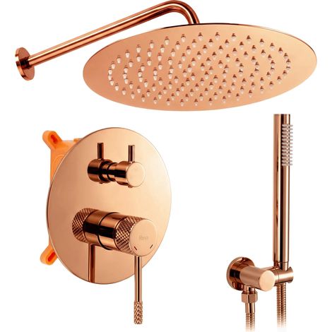 Juego De Ducha Oculto Rea Js-625103-1Rg Copper (1/5)