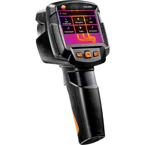 Testo – Caméra thermique 865s – Résolution 160 x 120 pixels – Sensibilité 0,1 °C – Détection automatique des points chauds – Pour bâtiments et installations (1/8)