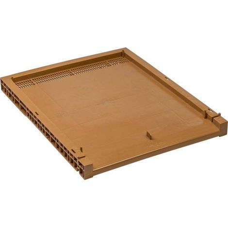 Plateau plastique aération arrière ruche Dadant 10 cadres