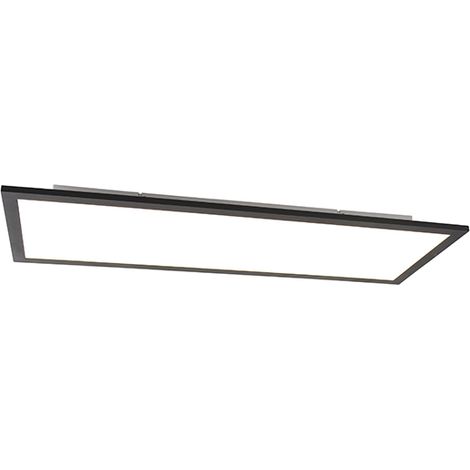 Modernes LED-Panel schwarz 80 cm inkl. LED - Liv